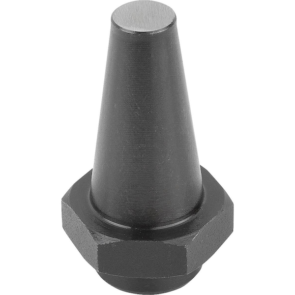 Rest Pad W Spigot, Form:A Plane, Internal Thread D=M06, H=12, 5, Sw=17, Carbon Steel